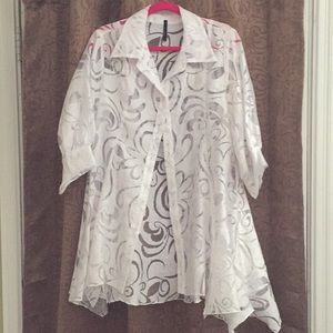 Jacket or bathing suit cover up